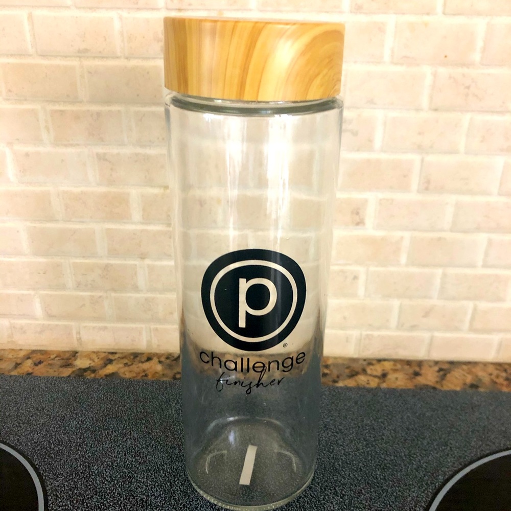Pure Barre Glass Water Bottle
